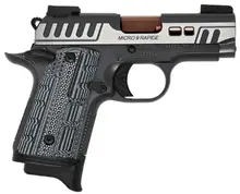 Kimber Micro 9 Rapide Dusk 9mm 3.15" Barrel Pistol with Night Sights, Two-Tone, 7-Round Capacity