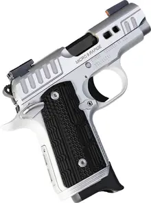 Kimber Micro 9 Rapide Frost 9MM Stainless Steel Pistol with 3.15" Barrel and 7-Rounds Night Sights - 3300237