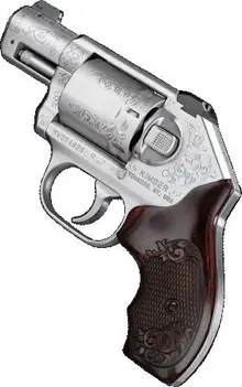 Kimber K6S Classic Engraved .357 Mag 2-Inch 6RD Stainless Revolver with Rosewood Grips - Special Edition #3400015