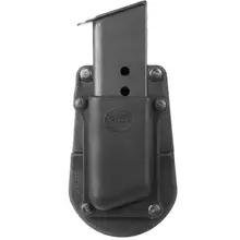Fobus 1911 .45 ACP Single Stack Magazine Pouch, Right Hand Paddle Attachment, Black Polymer