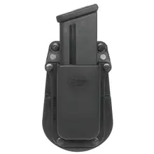 FOBUS SINGLE MAGAZINE POUCH FOR GLOCK .45 ACP DOUBLE STACK MAGAZINES AMBIDEXTROUS PADDLE ATTACHMENT BLACK