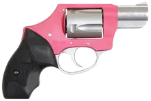 Charter Arms Undercover Lite Pink Lady .38 Special Revolver, 2" Stainless Barrel, 5 Rounds, DAO, Pink/Stainless Finish (53831)