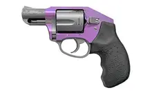 Charter Arms Lavender Lady .38 Special Revolver, 2" Barrel, 5-Round, Lavender/Stainless Steel