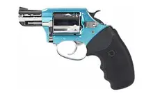 Charter Arms Undercover Lite Blue Diamond .38 Special Revolver, 2" Hi-Polished Stainless Barrel, 5-Round Capacity, Black Rubber Grip - 53879