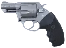 Charter Arms Mag Pug .357 Magnum Stainless Steel Revolver, 2.2" Barrel, 5 Rounds, Black Rubber Grip