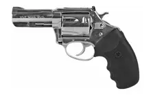 Charter Arms Mag Pug .357 Magnum Revolver, 3" Stainless Steel Barrel, 5-Rounds, High Polish Finish, Black Rubber Grip