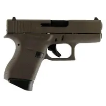 GLOCK 43 9MM LUGER 3.41IN MIDNIGHT BRONZE PISTOL - 6+1 ROUNDS - BROWN SUBCOMPACT