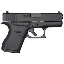 GLOCK 43 9MM LUGER 3.41IN BLACK NITRITE PISTOL - 6+1 ROUNDS - BLACK SUBCOMPACT