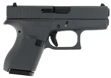 Glock G42 Subcompact Double 380 Automatic Colt Pistol (ACP) 3.25" 6+1 Gray Polymer Grip/Frame UI4250201SNP