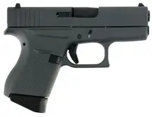 Glock G43 Subcompact Double 9mm Luger 3.39" 6+1 with Gray Interchangeable Backstrap Grip