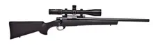 Howa Hogue GameKing 25-06 REM Bolt Action Rifle with Scope, 22" Barrel, Black Overmolded Stock, Blued Right Hand