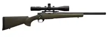 Legacy Sports Howa Hogue Targetmaster 308 Winchester Bolt Action Rifle with Scope, 20" Barrel, 5-Round Capacity, Green