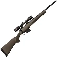 Howa Mini Action Bolt Rifle 223 REM 22" with Green Fixed HTI Pillar-Bedded Stock - Right Hand