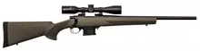 Howa Mini Action Combo 6.5 Grendel Bolt Rifle with 22" Barrel and Green HTI Pillar-Bedded Stock