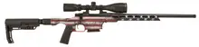 Howa Mini Excl Lite 6.5 Grendel Bolt-Action Rifle with 20" Threaded Barrel, American Flag Cerakote, Folding Stock Chassis, and Scope Package
