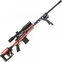 HOWA M1500 TSP X American Flag 300 PRC 24" Barrel Bolt Action Rifle with 4-16x50mm Scope Package