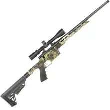 Howa M1500 Mini Excel Lite 6.5 Grendel 20" Barrel Bolt Action Rifle with Kratos Camo Chassis and Folding Stock