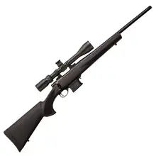 Howa M1500 Mini Action 6MMARC Bolt Action Rifle, 22" Barrel, Black with Scope
