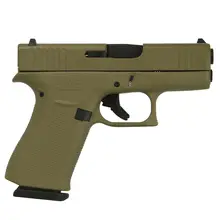 Glock 43X Gen 4 Flat Dark Earth 9mm, 3.41" Barrel, 10-Round Subcompact Handgun