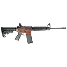 Ruger AR-556 Texas Orange Rifle 5.56mm NATO with 16.1" Barrel and 30-Round Mag