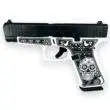 Glock 48 Gen 5 9mm "Sugar Skull White & Black" Handgun with 4.17" Barrel and 10-Round Magazines