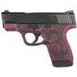 Smith & Wesson M&P9 Shield M2.0, 9mm Luger, 7rd & 8rd Magazines, 3.1" Barrel, No Thumb Safety, Black Cherry Frame with White Dot Sight