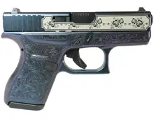 Glock 42 "Glock & Roses Mongoose Purple" Handgun .380 ACP with 3.2" Barrel and 2x 6RD Magazines