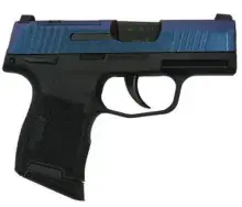 SIG SAUER P365 Mongoose Purple 9mm, 3.1" Barrel, Optics Ready with Manual Safety and 2 Mags
