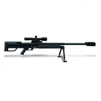 Steyr Arms HS50 .50BMG 33" Black Rifle with Bipod and Adjustable Stock