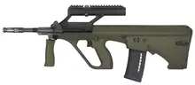 STEYR AUG A3 M1 NATO 223 REM/5.56 NATO 16" with 3X Optic, OD Green Fixed Bullpup Synthetic Stock, Black Aluminum Receiver