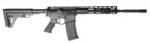 Mauser M-15 SD 22LR Rimfire Rifle with Faux Suppressor and Side Folding Stock, 22 Rounds Capacity, Black