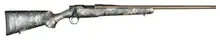 Christensen Arms Mesa FFT .450 Bushmaster 20" Bolt Action Rifle with Threaded Barrel, Burnt Bronze Cerakote, Green with Black/Tan Webbing Stock - 801-01089-00