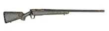Christensen Arms Ridgeline 7mm Rem Mag Bolt-Action Rifle - 26" Carbon Fiber/Threaded Barrel, Burnt Bronze Cerakote, Green with Black/Tan Webbing Stock