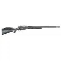 Christensen Arms Traverse .308 Win Bolt Action Rifle with 24" Threaded Stainless Steel Barrel, 4 Rounds, Black and Gray Webbing Stock