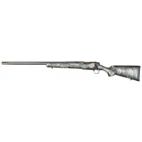 Christensen Arms Ridgeline FFT Left Hand 6.5 Creedmoor 20" Bolt Rifle with Carbon Fiber/Threaded Barrel, 4 Rounds, Green/Black/Tan Accents Stock - Model 801-06171-00
