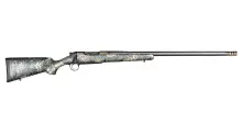 Christensen Arms Ridgeline FFT 6.5 PRC 20" Carbon Fiber Threaded Barrel Bolt Action Rifle - Burnt Bronze Cerakote, Green with Black/Tan Accents