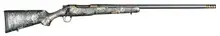 Christensen Arms Ridgeline FFT .300 PRC Bolt-Action Rifle with 22" Carbon Fiber/Threaded Barrel, Burnt Bronze Cerakote, Green with Black/Tan Accents Stock
