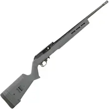 Black Rain Ordnance BRO-22 Hunter Semi-Auto Rifle, .22 LR, 10+1, 18" Threaded Barrel, Stealth Gray, Magpul X-22 Stock