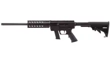 Just Right Carbines Gen3 Semi-Automatic Carbine, .45 ACP, 17" Threaded Barrel, 13+1 Rounds, Glock Mags, Black, 6-Position Stock