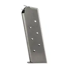 Chip McCormick Classic 1911 Full Size 8-Round .45 ACP Stainless Steel Magazine with Base Pad