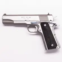 Springfield Armory 1911 Mil-Spec Full Size Government Semi-Auto Pistol .45 ACP, 5" Barrel, 7 Rounds, Stainless Steel with Wood Grips