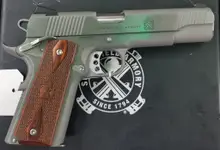 Springfield Armory 1911 Loaded PX9151L .45 ACP, 5" Barrel, Stainless Steel, 7+1 Round, Cocobolo Grip