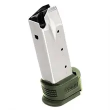 Springfield Armory XD Subcompact .40 S&W 12RDS Magazine, Stainless Steel, OD Green - XD0934