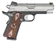 Springfield Armory 1911 EMP 40 S&W 3" 8 Round Stainless Steel Slide with Cocobolo Grip and Black Armory Kote Carbon Steel Frame Pistol