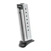 Springfield Armory XD-E Series 9mm Luger 8 Round Stainless Steel Magazine with Pinky Extension - XDE0908H