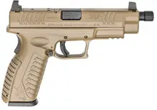 Springfield Armory XD(M) OSP 9mm Luger 4.5in Flat Dark Earth - 19+1 Rounds, Interchangeable Backstrap Grip