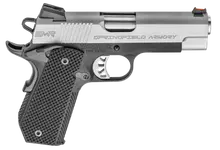 Springfield Armory 1911 EMP Conceal Carry 9mm Luger 4" Stainless Steel Slide, Black G10 Grip, 9+1 Rounds with Gear Up Package