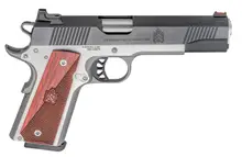Springfield Armory 1911 Ronin Operator 9mm Luger, 5" Barrel, Semi-Automatic Pistol, Stainless/Blued, 9+1 Rounds, Wood Laminate Grip - PX9119L