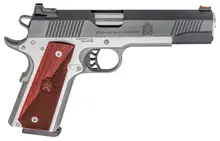 Springfield Armory 1911 Ronin Operator .45 ACP Semi-Automatic Pistol, 5" Barrel, 8+1 Rounds, Stainless/Blued, PX9120L