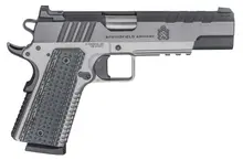 Springfield Armory 1911 Emissary .45 ACP Semi-Automatic Pistol, 5" Barrel, Stainless Steel Frame, Two-Tone Finish, 8+1 Rounds, G10 Grip, PX9220L